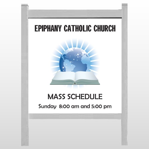 Book World 163 48"H x 48"W Site Sign