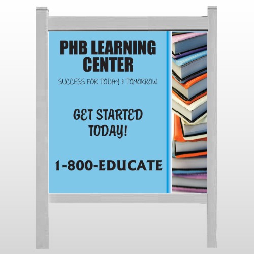 Book Learning 156 48"H x 48"W Site Sign