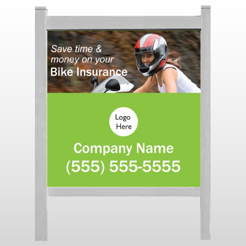 Bike Insurance 110 48"H x 48"W Site Sign