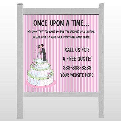 Cake Topper 412 48"H x 48"W Site Sign