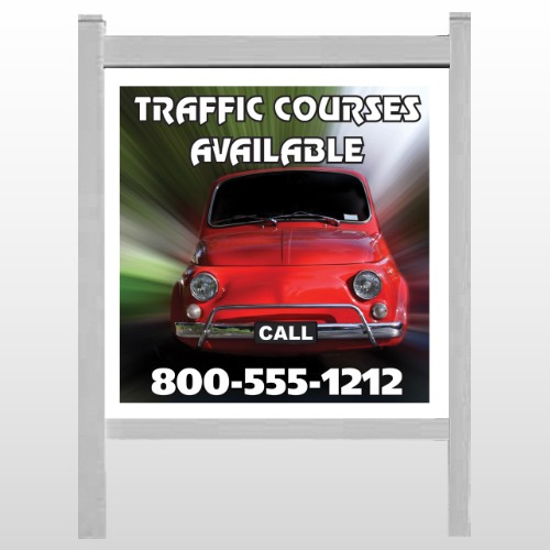 Car Traffic 153 48"H x 48"W Site Sign