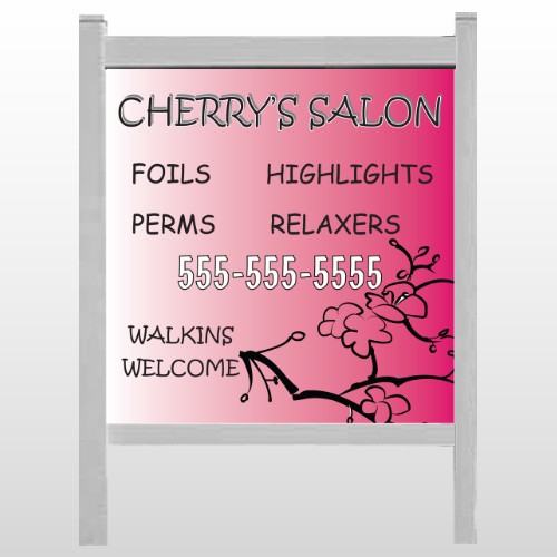 Cherry Salon 288 48"H x 48"W Site Sign