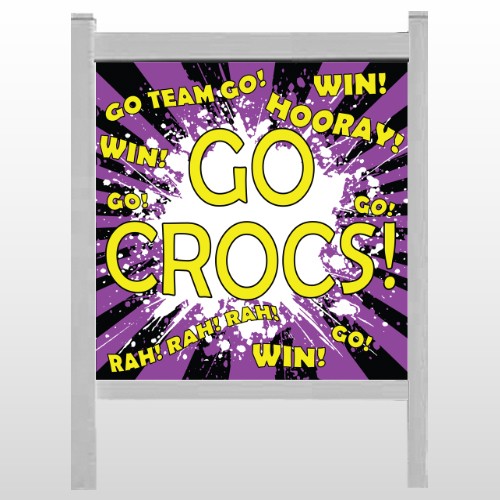 Crocs 42 48"H x 48"W Site Sign