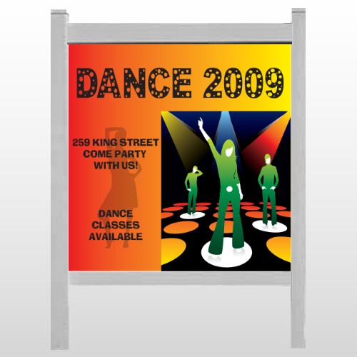 Dance Disco 518 48"H x 48"W Site Sign
