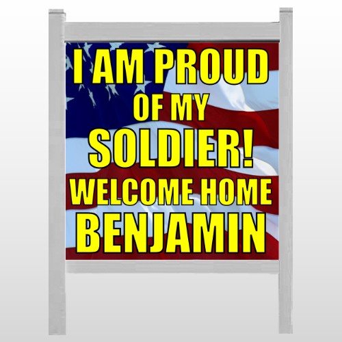 Flag 57 48"H x 48"W Site Sign