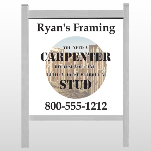 Framing 240 48"H x 48"W Site Sign