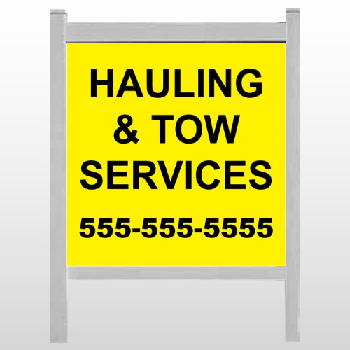 Hauling 127 48"H x 48"W Site Sign