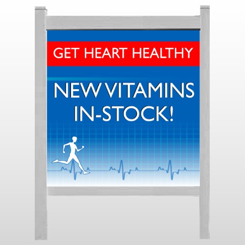 Heart Healthy 140 48"H x 48"W Site Sign