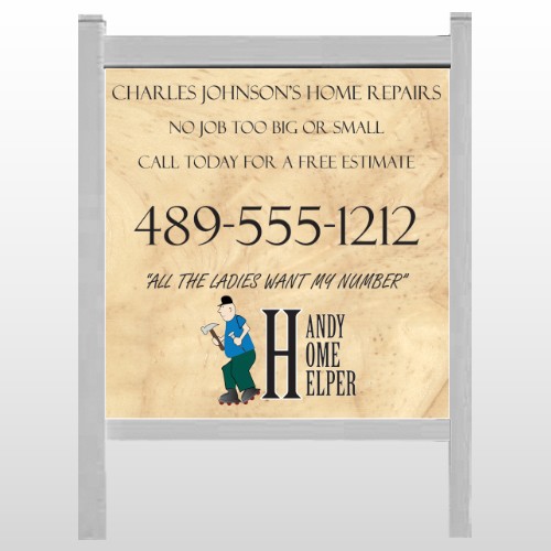 Home Repair 242 48"H x 48"W Site Sign