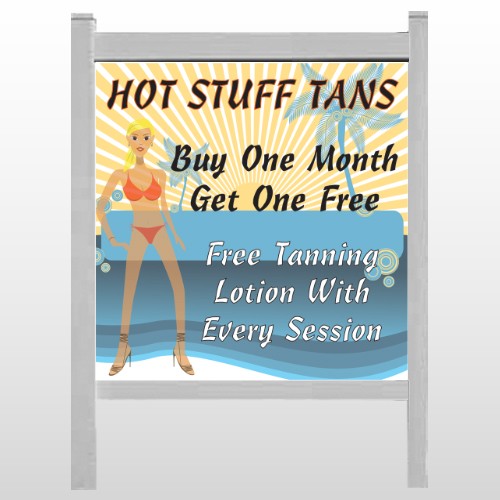 Hot Beach Tan 299 48"H x 48"W Site Sign