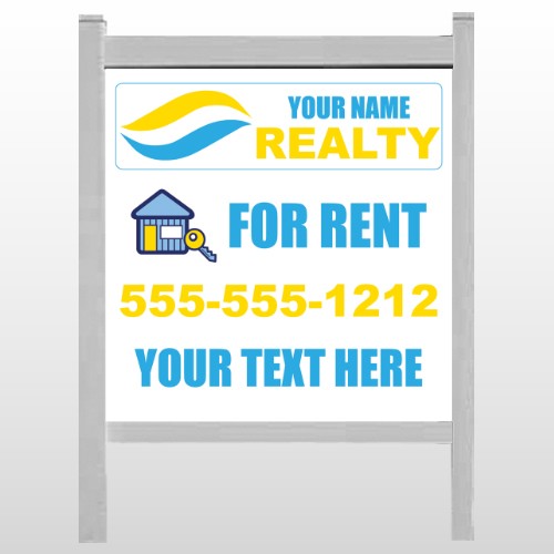 House And Key 661 48"H x 48"W Site Sign