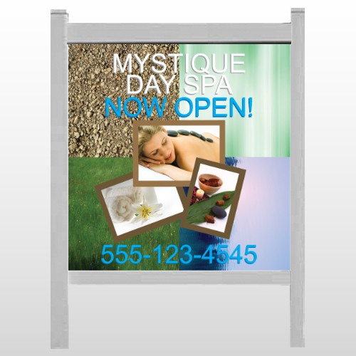 Mystique Spa 492 48"H x 48"W Site Sign