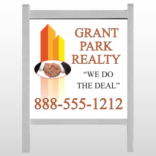 Real Handshake 365 48"H x 48"W Site Sign