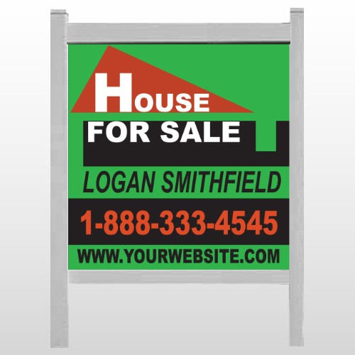 Red Roof House 855 48"H x 48"W Site Sign