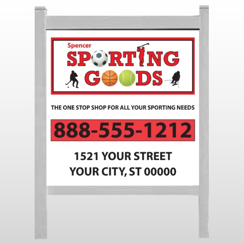 Sporting Goods 528 48"H x 48"W Site Sign