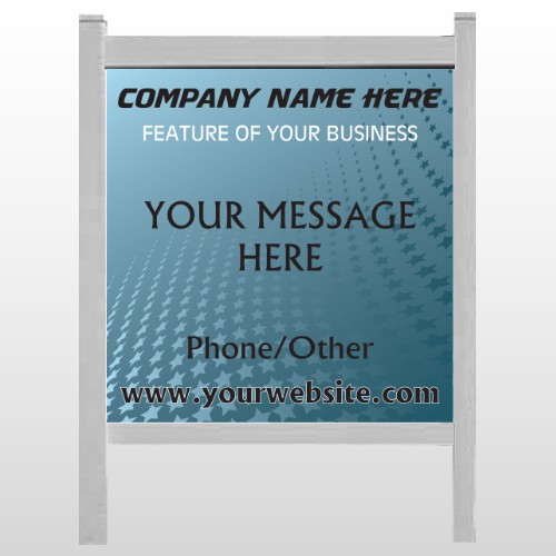 Star Wave 169 48"H x 48"W Site Sign