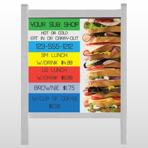 Sandwich 375 48"H x 48"W Site Sign
