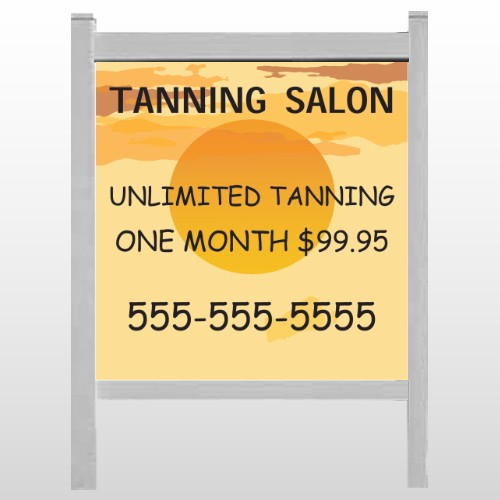 Tanning Sun 296 48"H x 48"W Site Sign