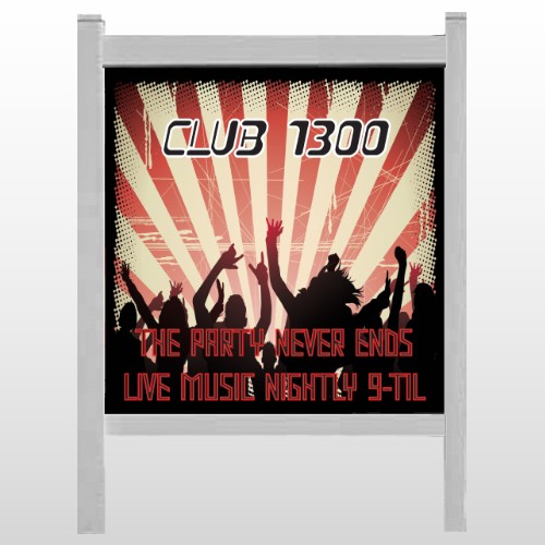 Night Club 523 48"H x 48"W Site Sign