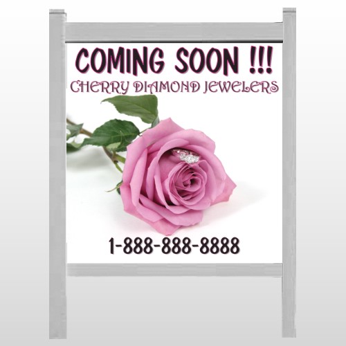 Pinkrose Hidden Ring 399 48"H x 48"W Site Sign
