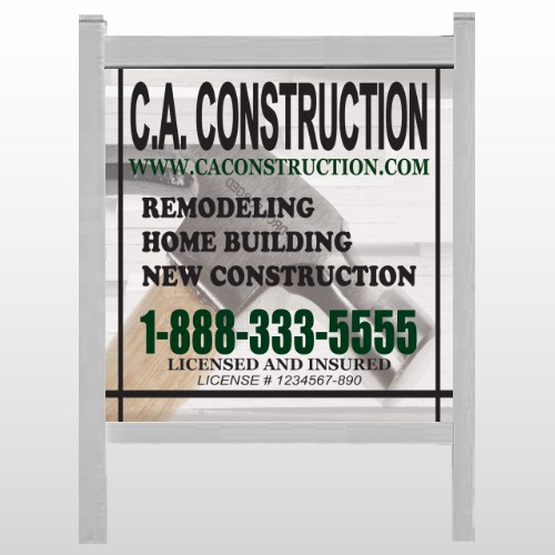 Hammer 498 48" x 48" Site Sign