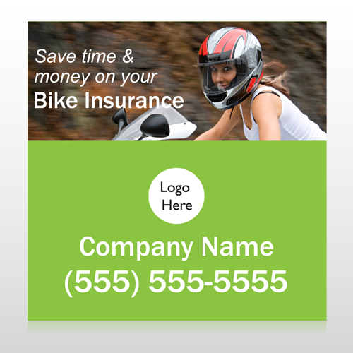 Bike Insurance 110 Custom Banner