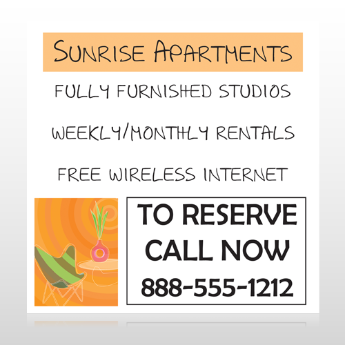 Chair Plant App 536 Site Sign