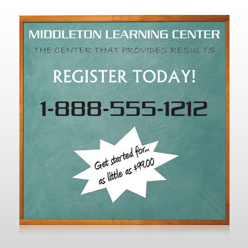 Chalk Board 157 Custom Decal