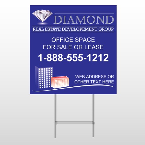 Blue Diamond 656 Wire Frame Sign