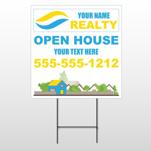 Fence Neighborhood 662 Wire Frame Sign 