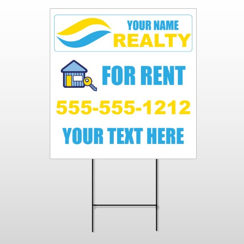 House And Key 661 Wire Frame Sign