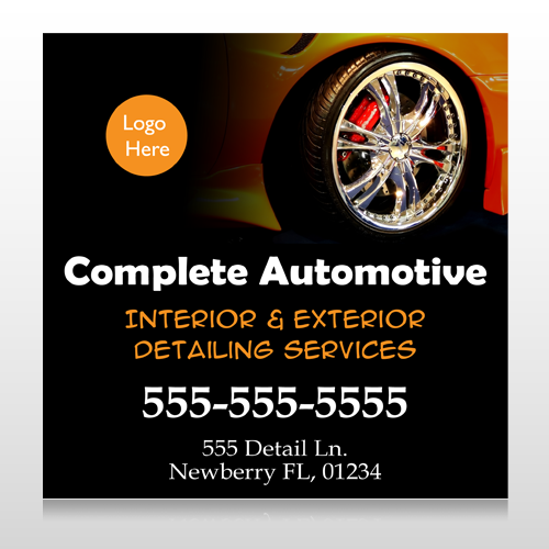 Detailing Services 115 Site Sign