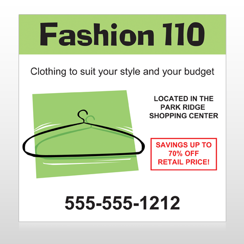 Fashion Hanger 526 Custom Decal