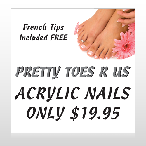 Floral Pedicure 293 Custom Banner