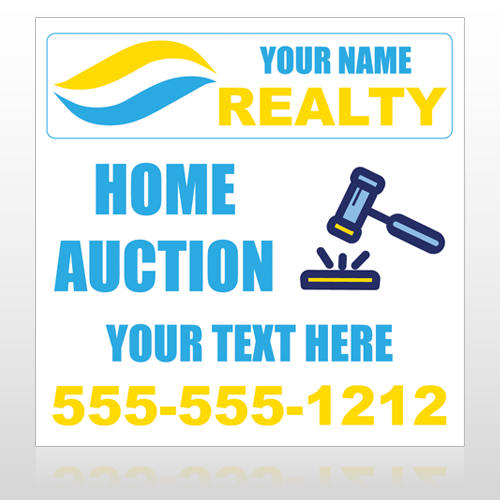 Gavel Banging 660 Site Sign