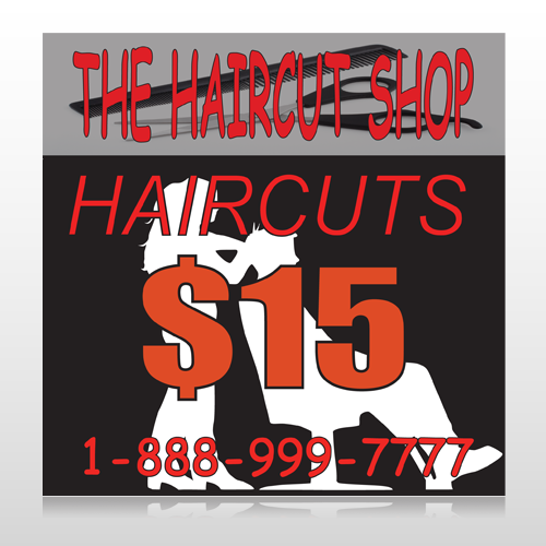 Haircut Scissor 644 Custom Decal