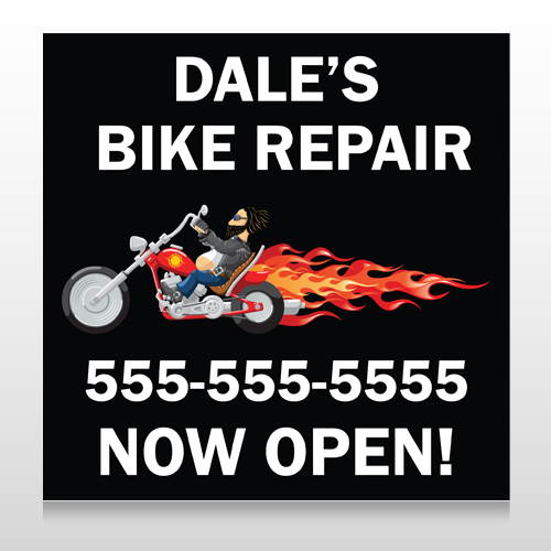 Harley Flames 108 Site Sign