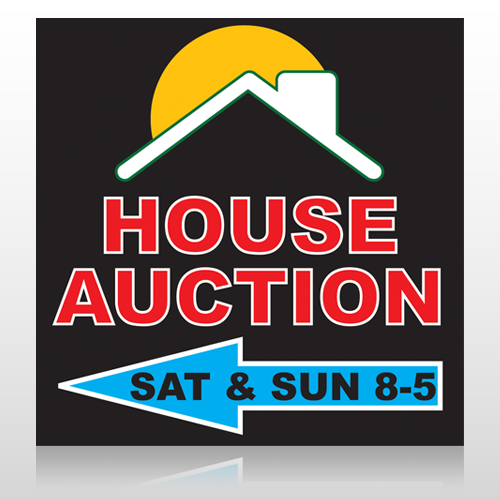 Auction Left Arrow 728 Site Sign
