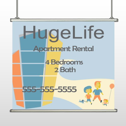 Apartment Building 29 Hanging Banner