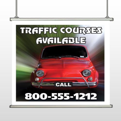 Car Traffic 153 Hanging Banner
