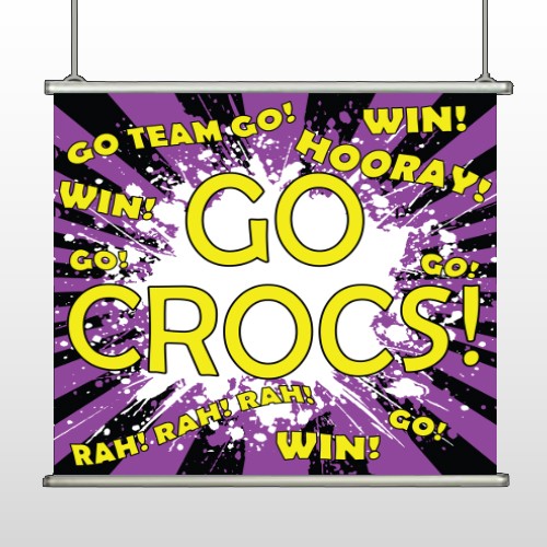 Crocs 42 Hanging Banner