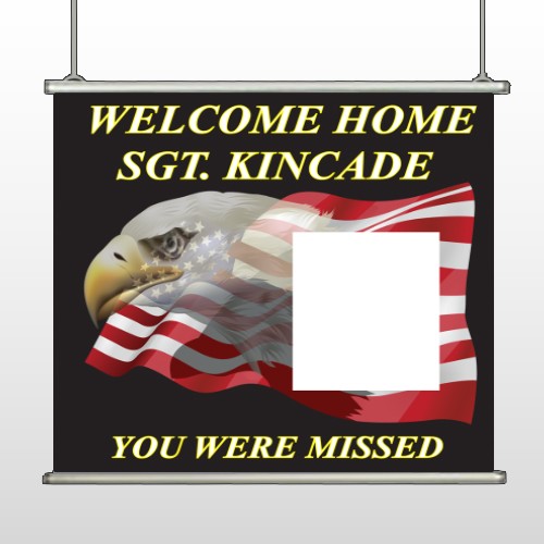 Eagle Flag 307 Hanging Banner