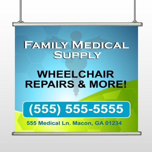 Family Medical 138 Hanging Banner