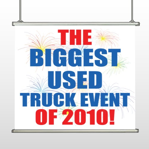 Fireworks 118 Hanging Banner