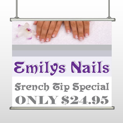 Flower Hands 295 Hanging Banner