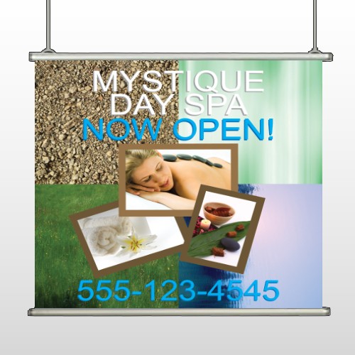 Mystique Spa 492 Hanging Banner