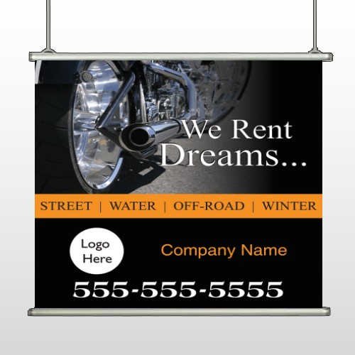 Rent Dreams 109 Hanging Banner