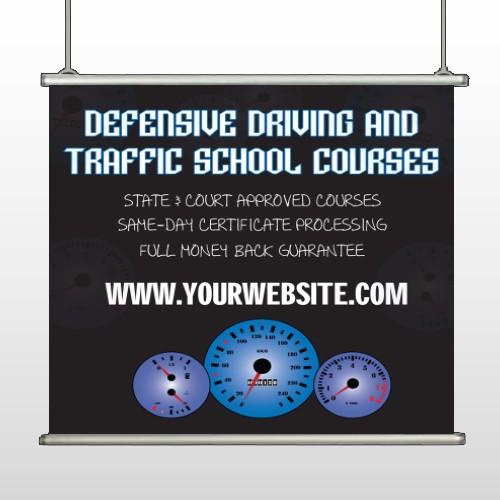 Traffic School 152 Hanging Banner