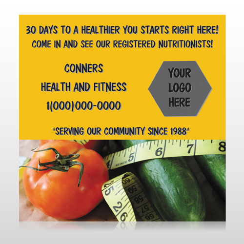 Healthy Tomato 404 Custom Sign