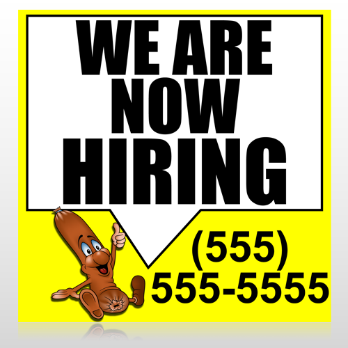 Hiring 54 Custom Sign